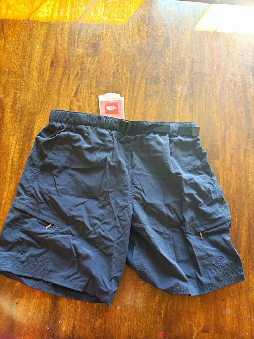 The North Face Men’s Class V Cargo Trunk Shorts Large Deep Water Blue NWT
